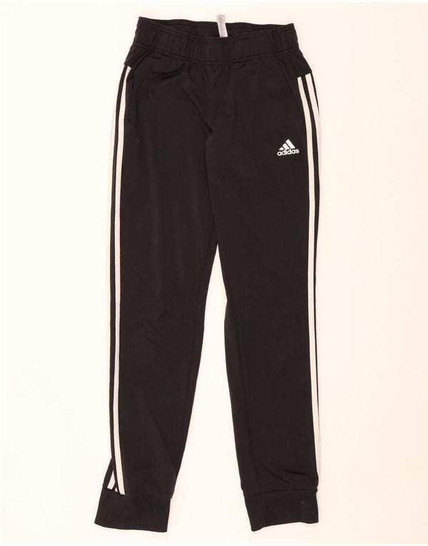 ADIDAS Womens Tracksuit Pants Joggers UK 8/10 Pequeno Poliéster Preto