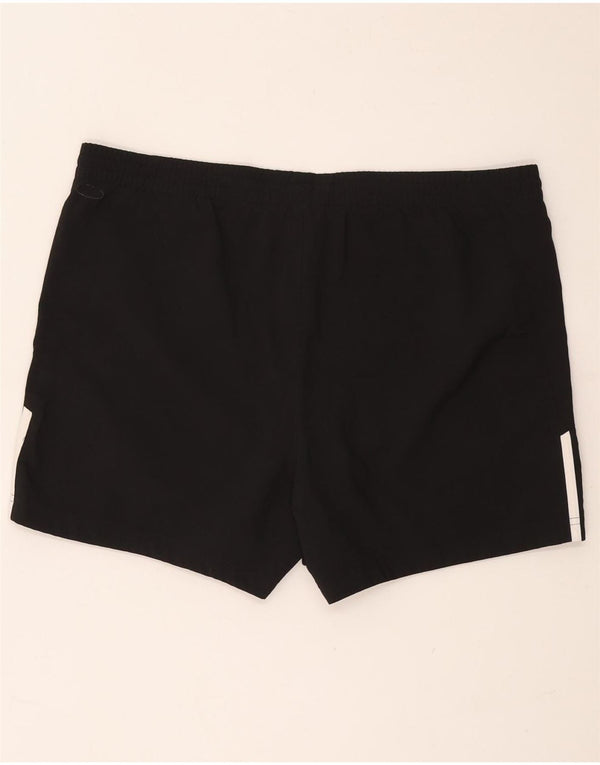 Shorts esportivos masculinos ADIDAS grande poliéster preto