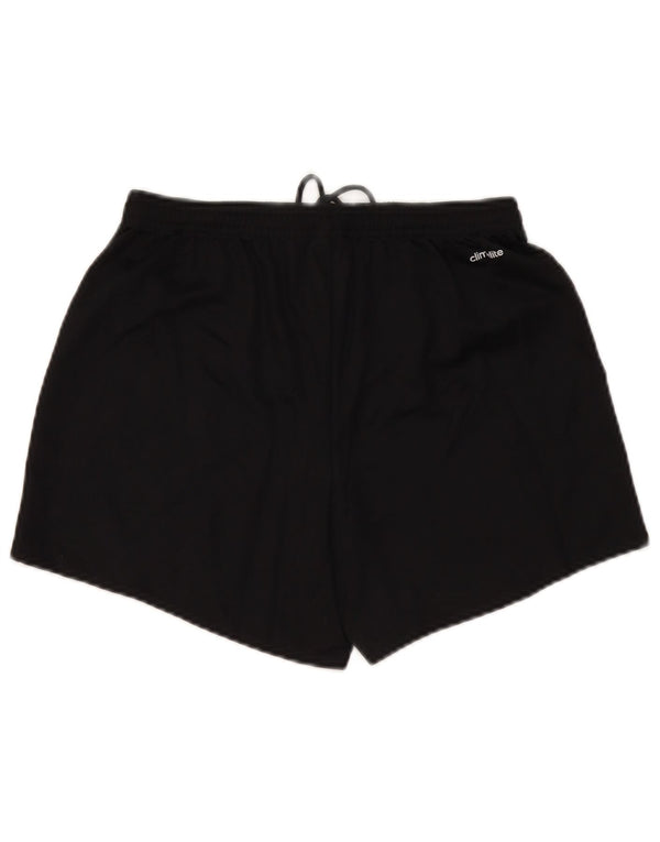 Adidas Womens Climalite Sport Shorts UK 8/10 Pequeno Poliéster Preto