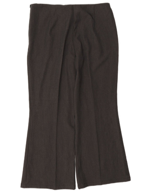 Calça feminina casual Marks & Spencer Petite UK 10 pequena W27 L25 cinza