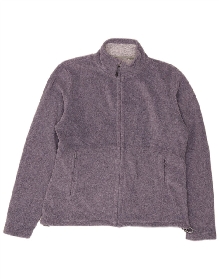 Jaqueta de lã feminina Rohan UK 14 poliéster roxo médio