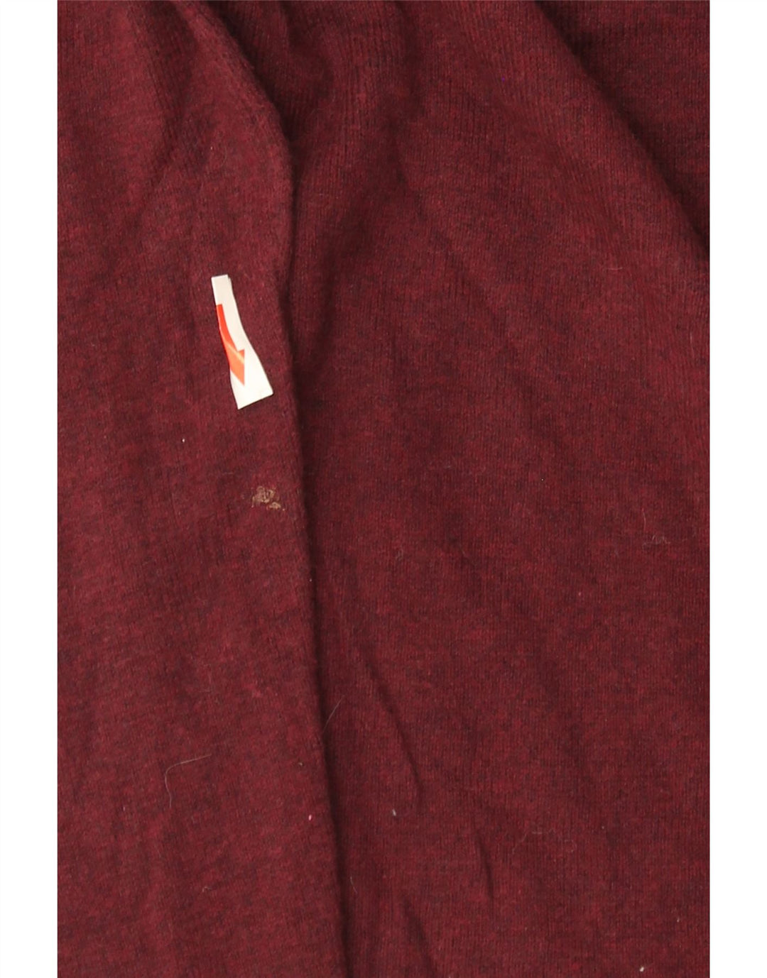 Suéter masculino Superdry com gola redonda, médio, algodão borgonha