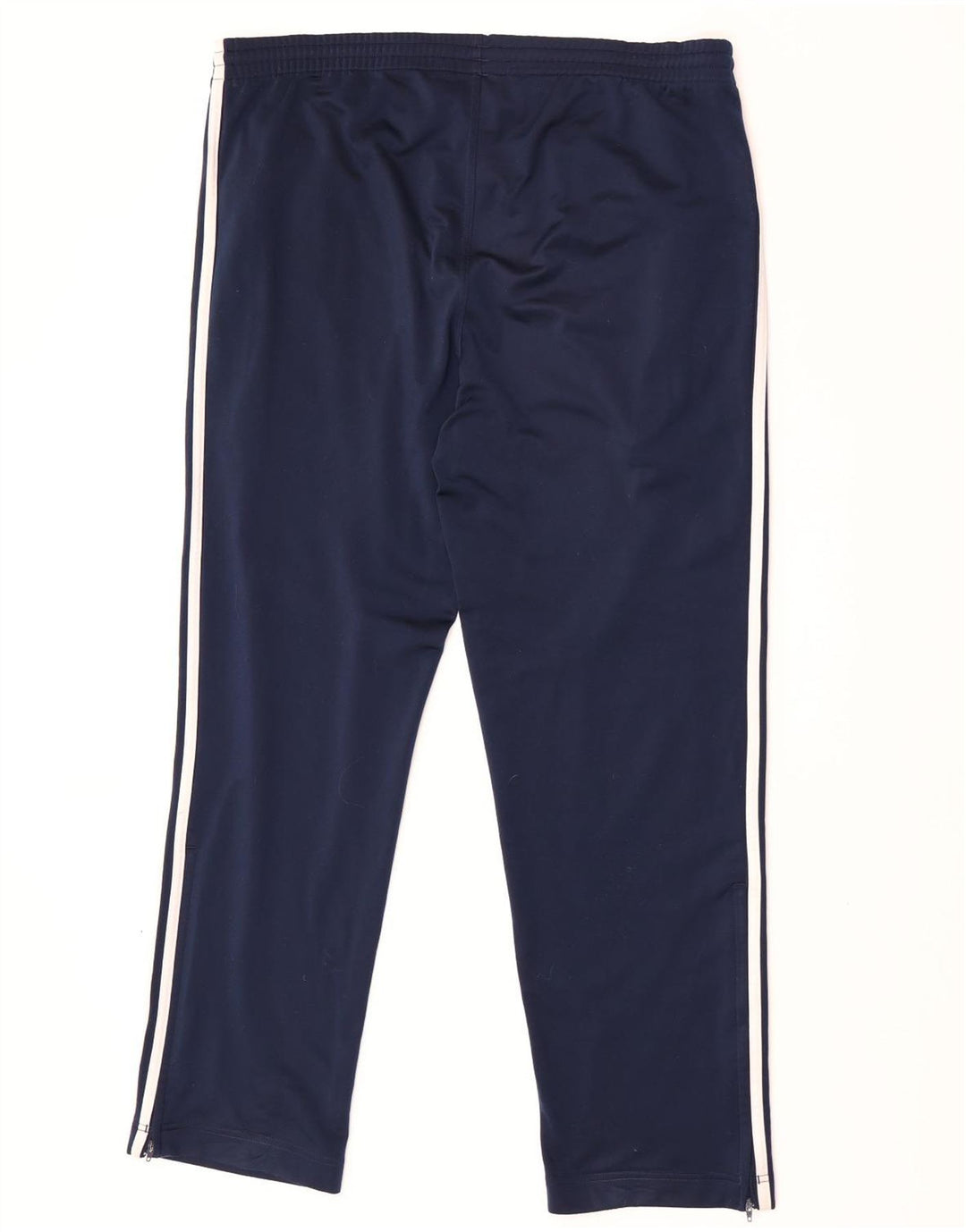 Calça de treino masculina Adidas grande poliéster azul marinho