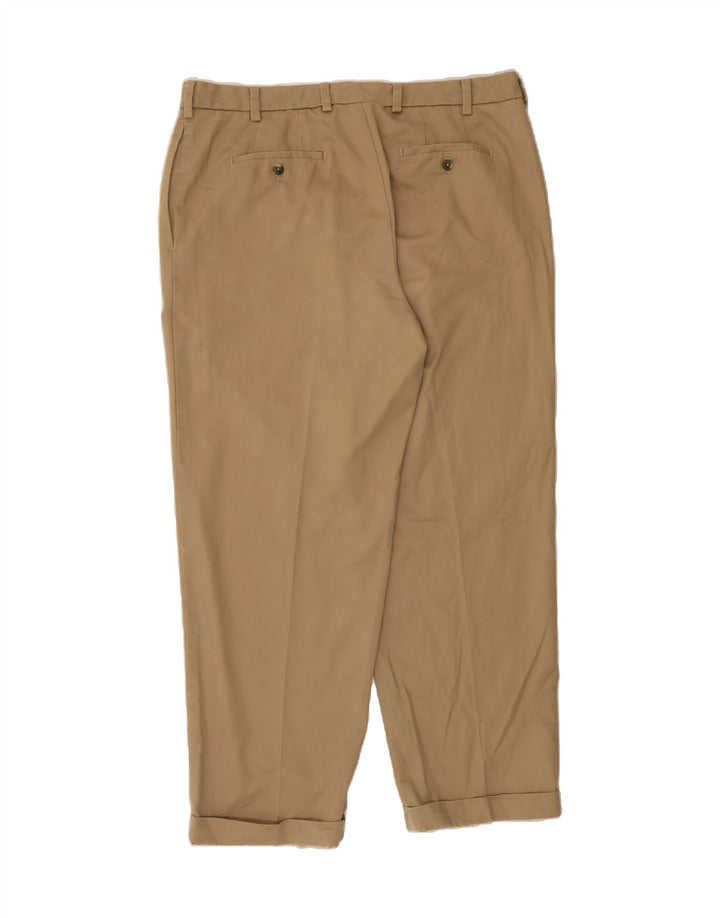 IZOD Mens Pegged Chino Trousers W40 L30 Beige Cotton Vintage Izod and Second-Hand Izod from Messina Hembry 