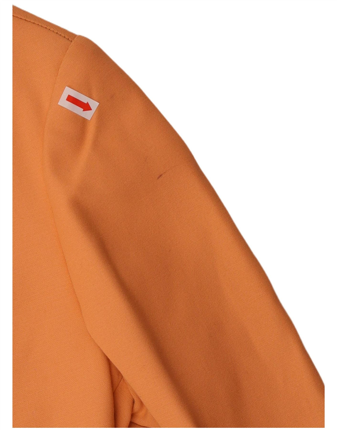 Jaqueta blazer feminina vintage com 3 botões IT 42 viscose laranja média