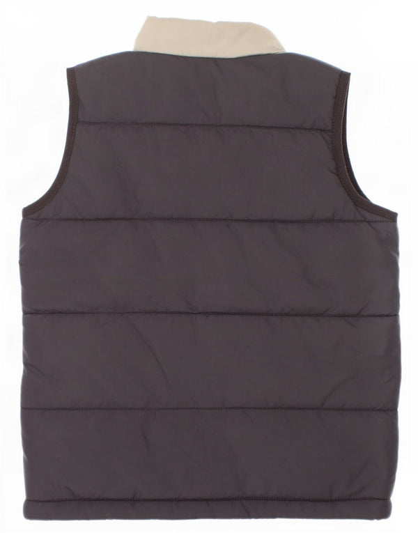 Colete acolchoado Nike Boys 4-5 anos pequeno preto colorblock poliéster