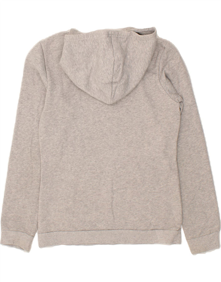 PUMA Boys Graphic Hoodie Jumper 13-14 Years Grey Cotton Vintage Puma and Second-Hand Puma from Messina Hembry 