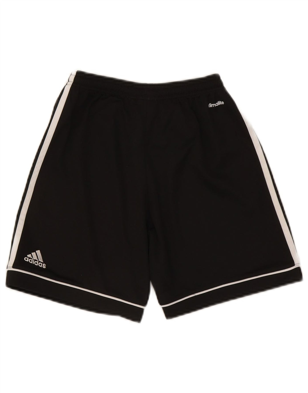 Shorts esportivos Adidas Boys Climalite 11-12 anos preto poliéster