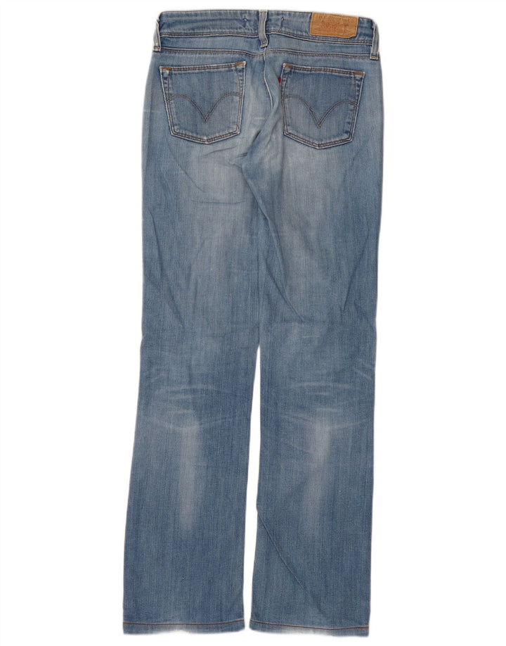 Calça jeans feminina Levi's 570 Straight W28 L30 azul algodão