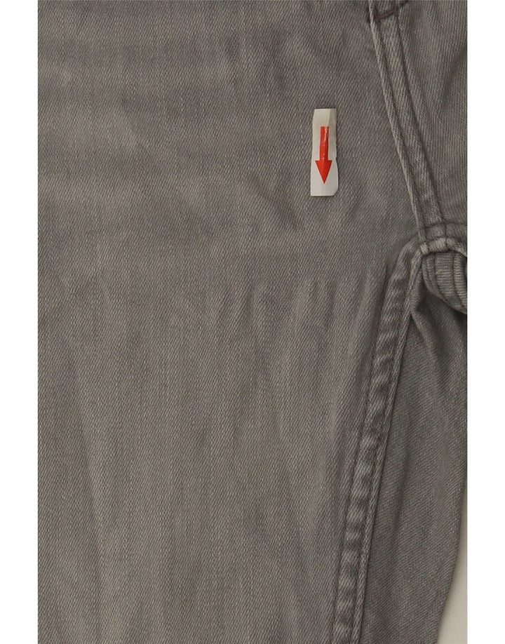 Zara Jeans Slim Feminino EU 40 Médio W30 L27 Algodão Cinza