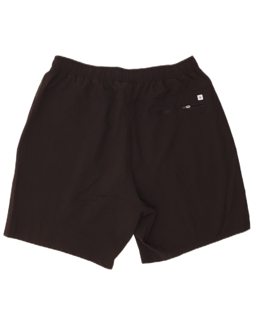 Shorts esportivos masculinos Mountain Warehouse grande poliéster preto
