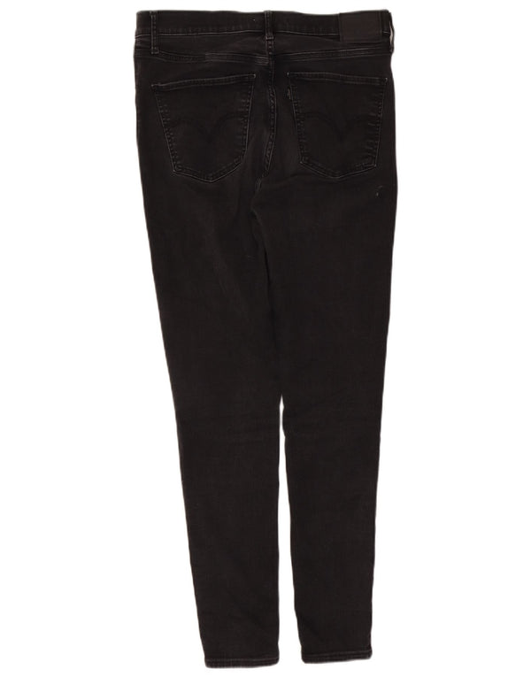 Calça jeans feminina Levi's Mile High Super Skinny W31 L30 de algodão preto