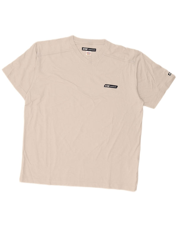 Camiseta masculina Reebok Top XL algodão cinza
