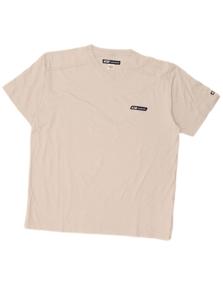 Camiseta masculina Reebok Top XL algodão cinza