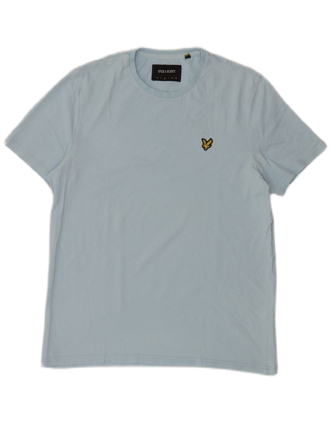 Camiseta masculina Lyle & Scott de algodão azul médio