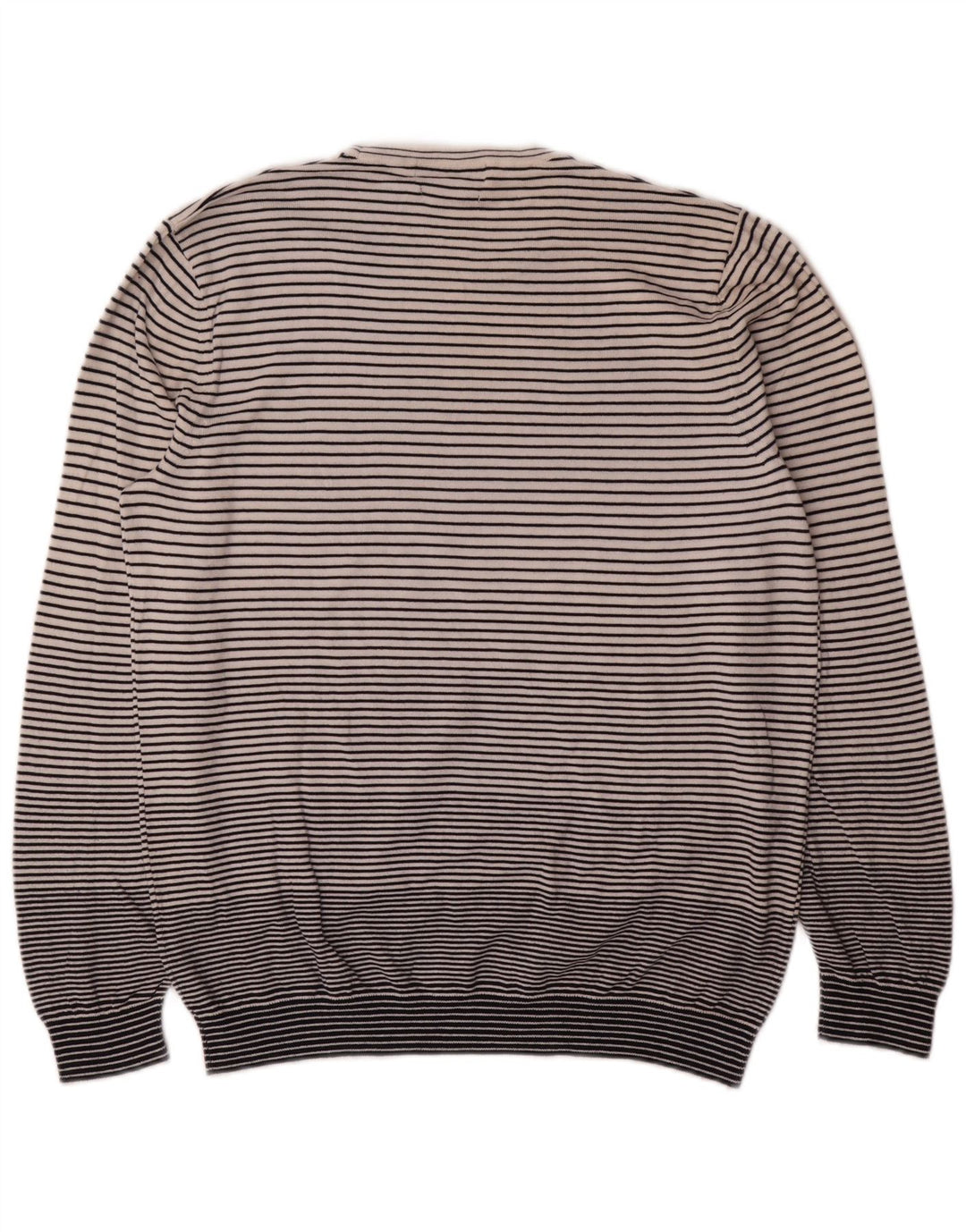 Suéter feminino Marks & Spencer Autograph com gola redonda Reino Unido 16 grande branco