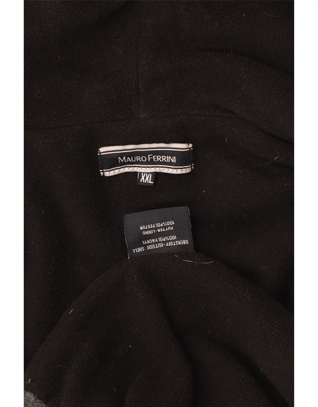 MAURO FERRINI Suéter cardigã masculino com capuz 2XL listrado multicolorido