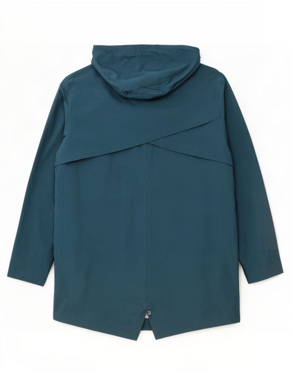 Jaqueta parka feminina com capuz grande e capuz Mountain Warehouse UK 18 XL azul