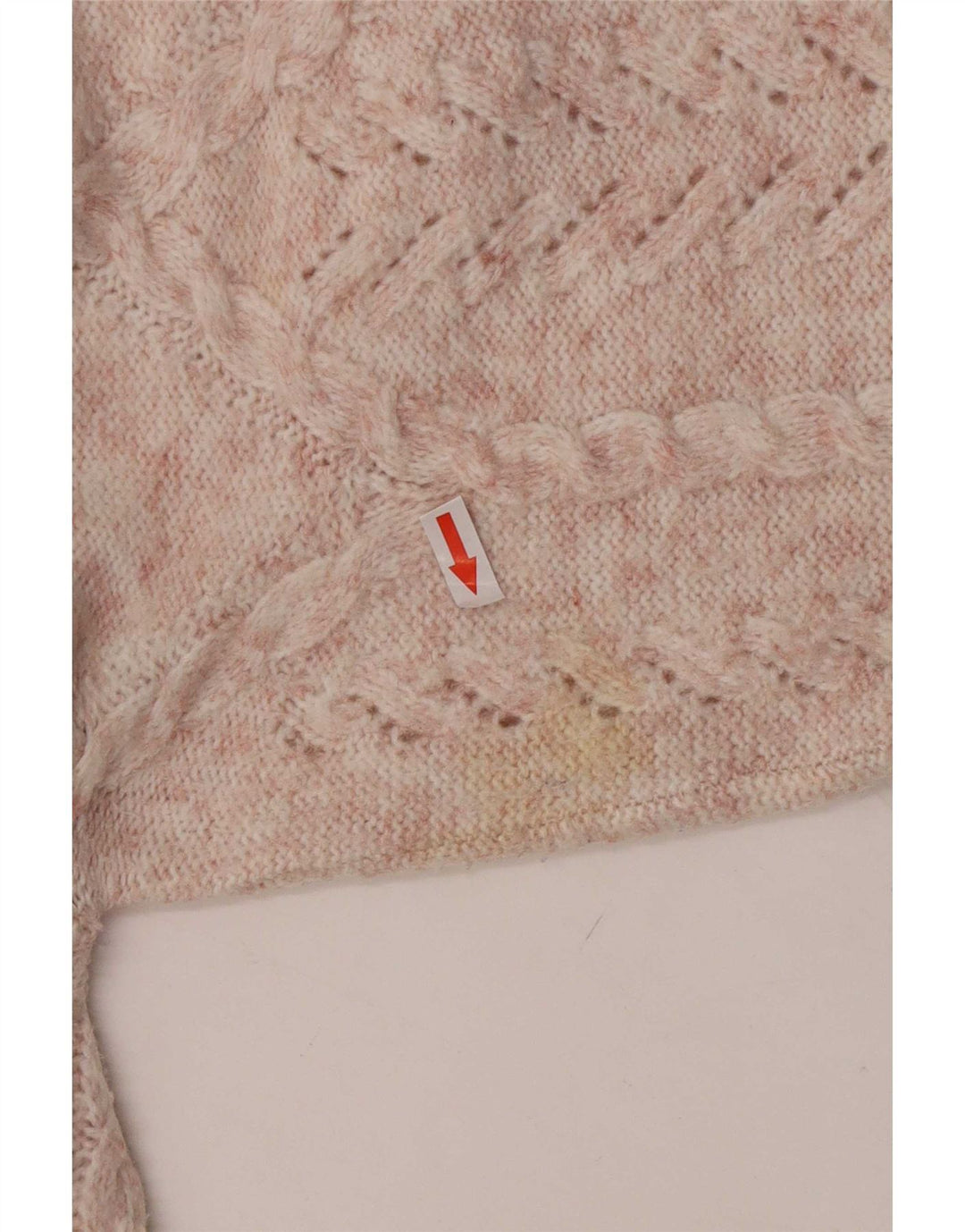 Suéter feminino Marks & Spencer com gola redonda Reino Unido 14 poliéster rosa médio