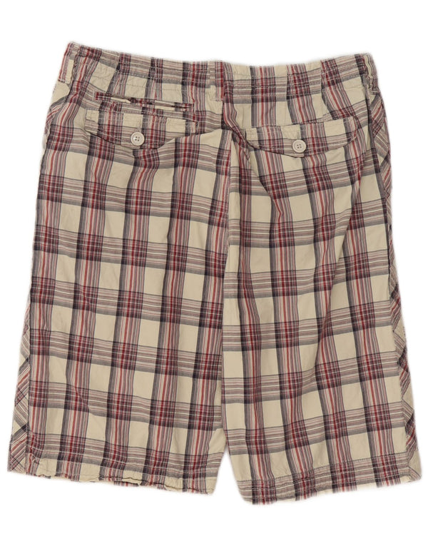 Shorts Chino masculino Ted Baker W32 algodão xadrez médio multicolorido
