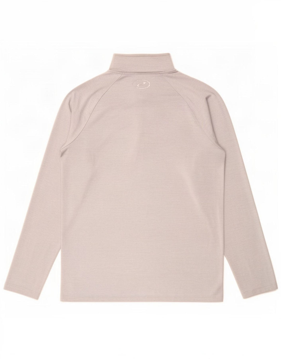 Under Armour Mens Zip Neck Top Manga Longa Pequeno Poliéster Cinza