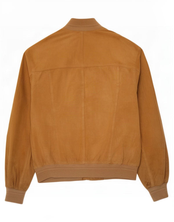 Jaqueta masculina vintage de camurça IT 52 XL couro marrom