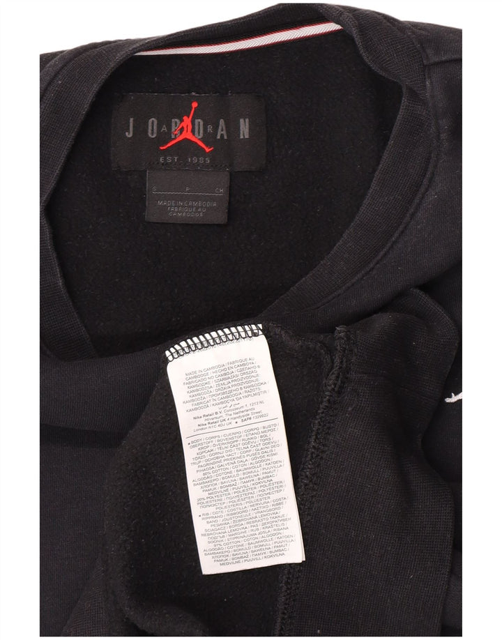 Jordan moletom masculino jumper pequeno algodão preto