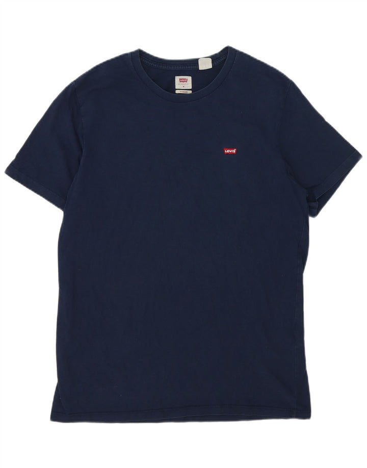 Camiseta masculina padrão LEVI'S Top médio algodão azul marinho