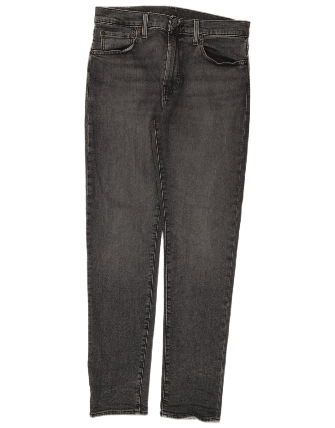 Calça jeans masculina Levi's 512 Slim Tapered W32 L32 cinza algodão