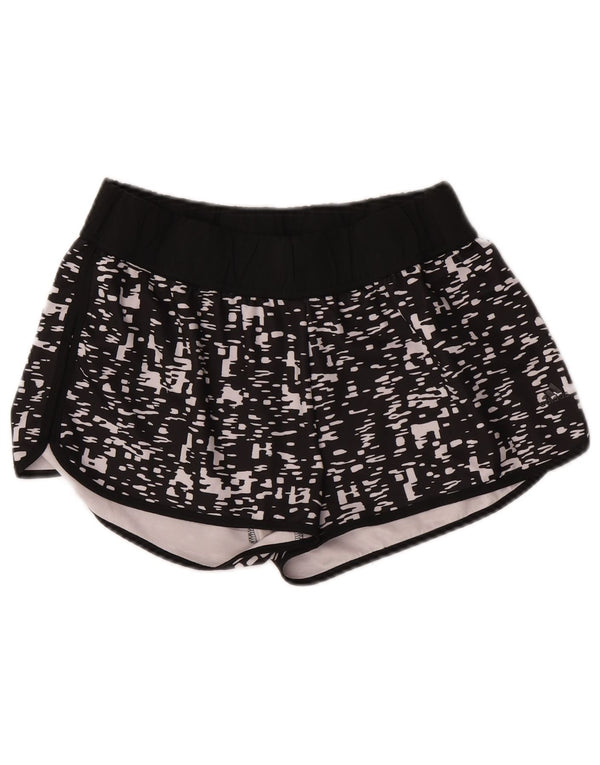Shorts Adidas Feminino Climalite Graphic Sport UK 16/18 Grande Preto Esportivo