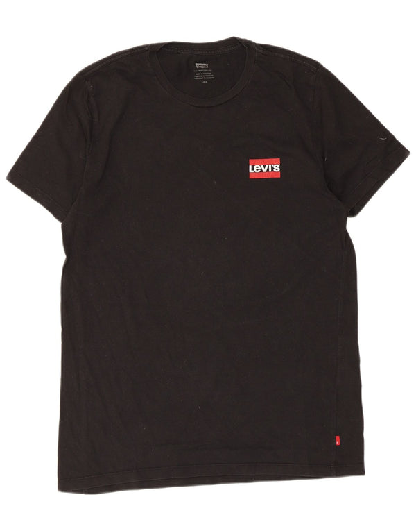 Camiseta masculina Levi's grande algodão preto