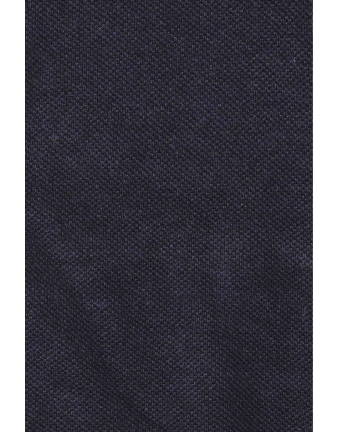 Suéter masculino John Lewis com zíper e gola alta de algodão azul marinho