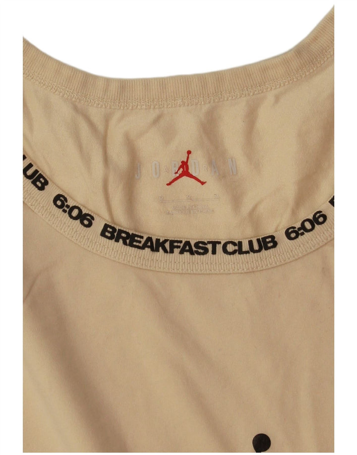 Jordan Mens Dri Fit Graphic Vest Top Médio Algodão Bege