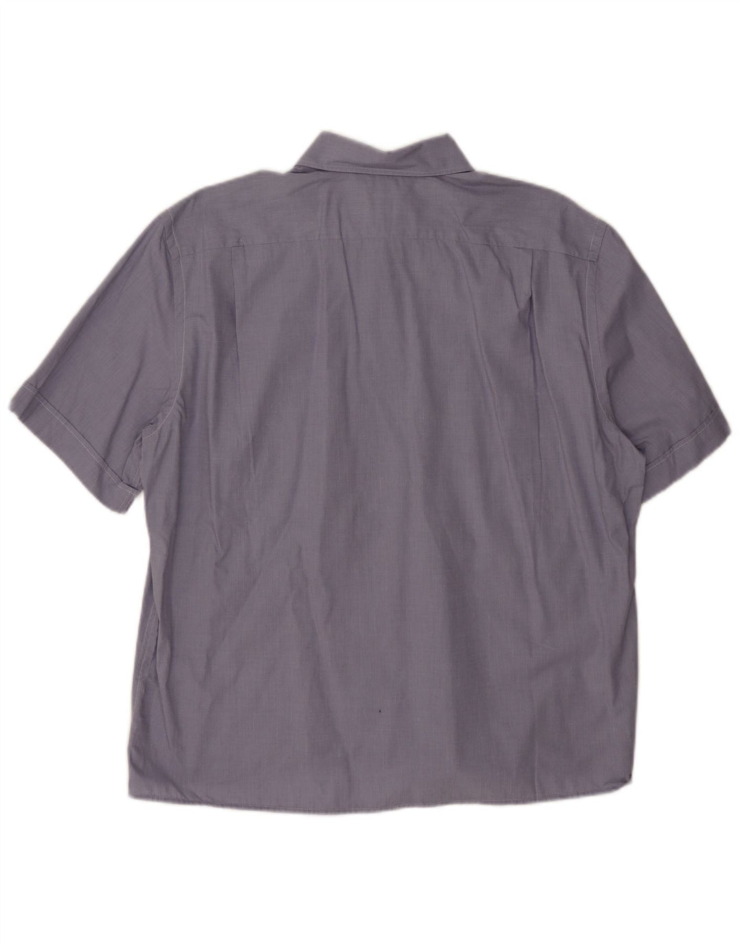 Lacoste Camisa masculina de manga curta tamanho 42 grande algodão azul