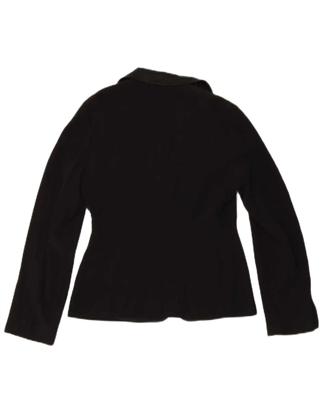 Jaqueta blazer feminina Laura Ashley com 1 botão Reino Unido 12 médio preto