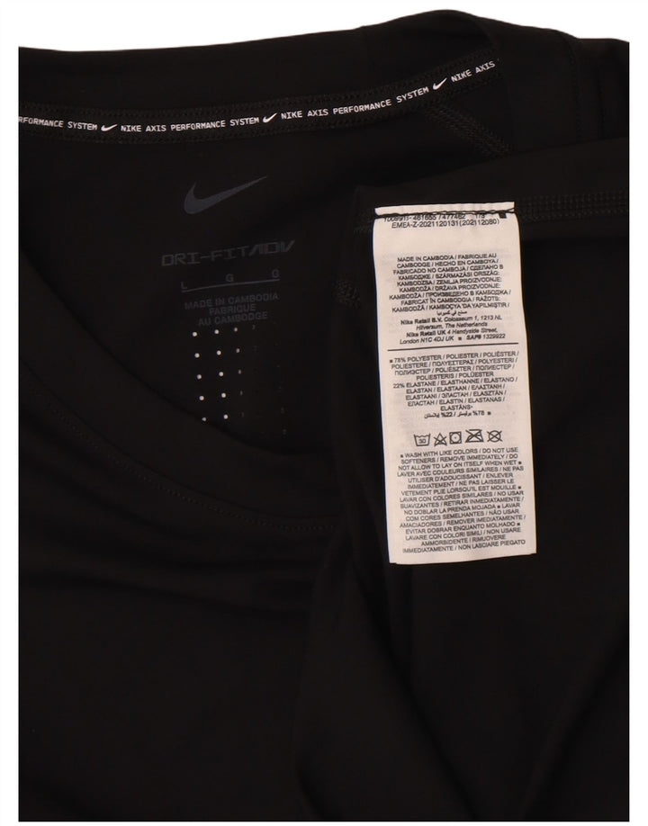 Camiseta Nike Masculina Dri Fit Top Grande Poliéster Preto