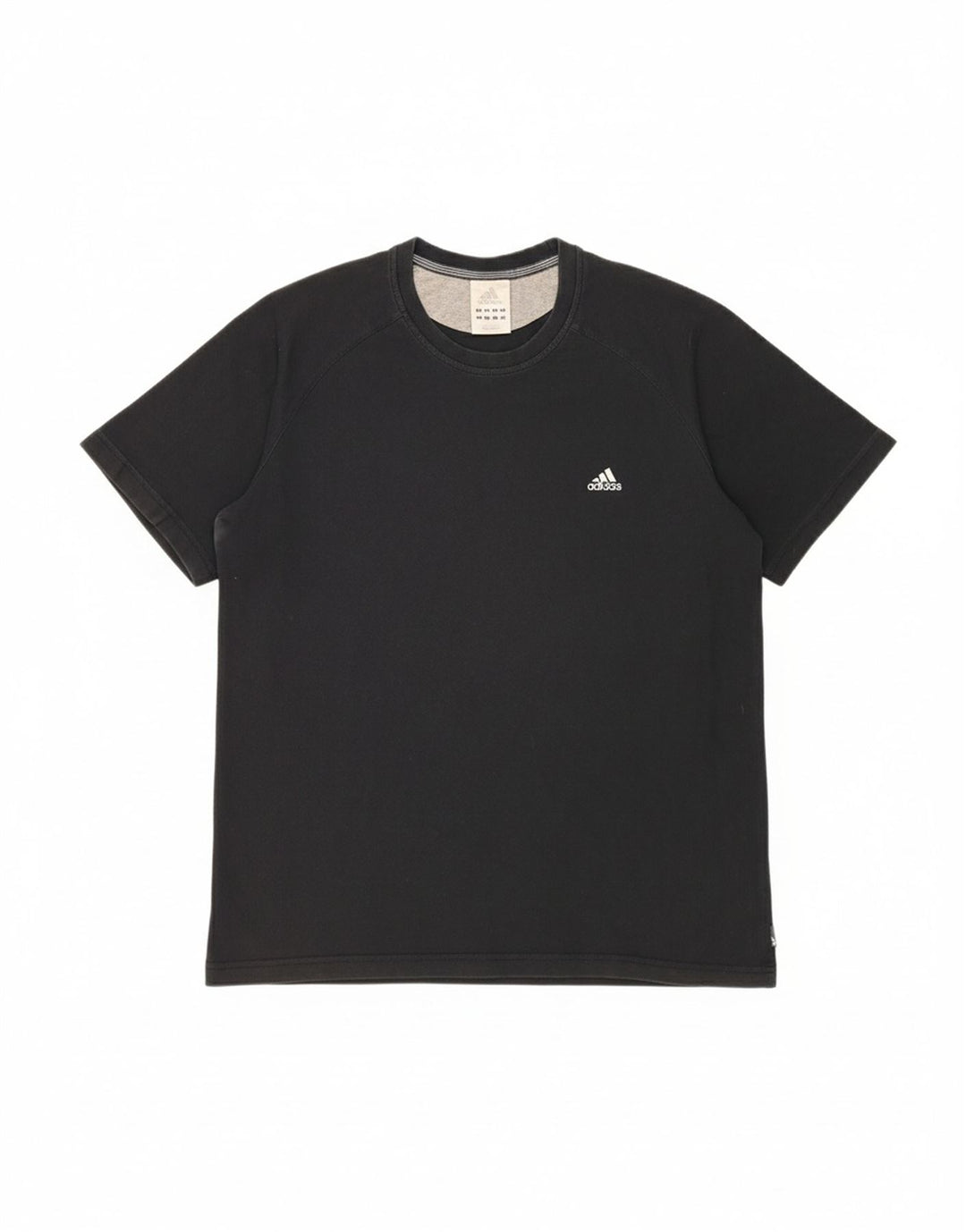 Camiseta masculina Adidas grande algodão preto
