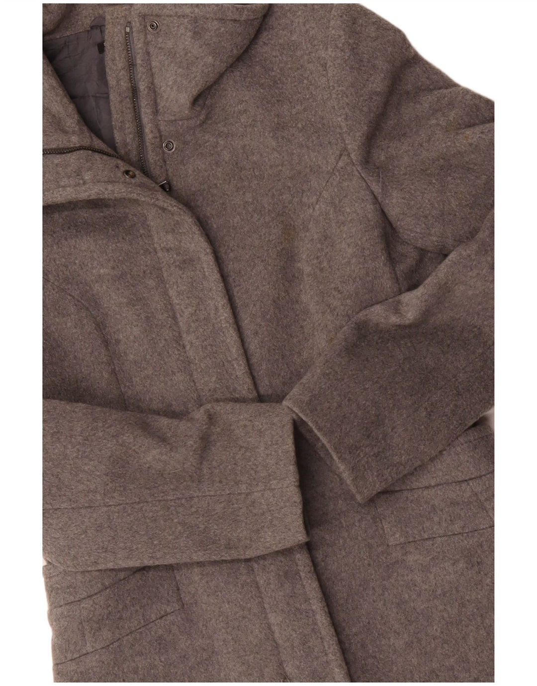 Sobretudo feminino SISLEY IT 38 XS lã cinza