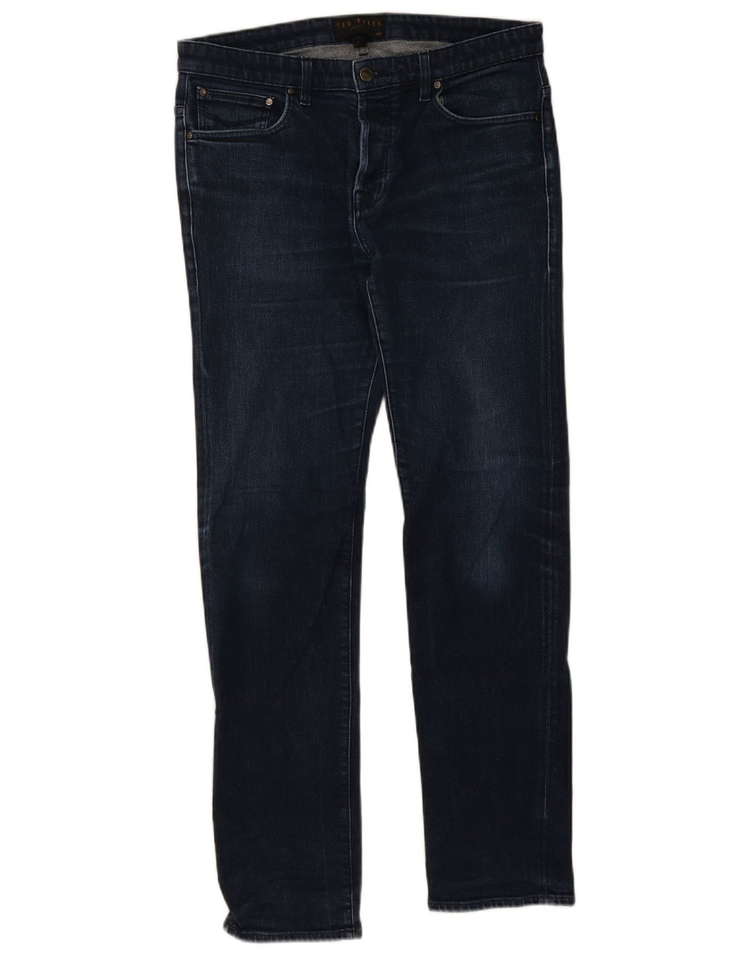 Calça jeans masculina regular Ted Baker W34 L32 azul