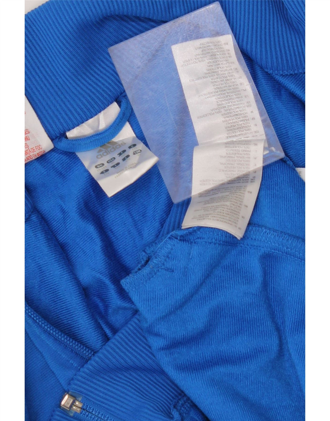 ADIDAS Meninos Treino Top Jaqueta 15-16 Anos Azul Colorblock Poliéster