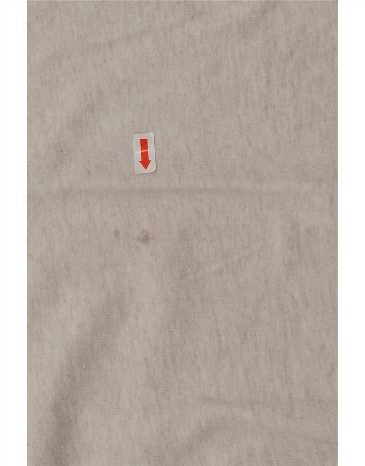 Camiseta masculina CREW CLOTHING grande branca manchada