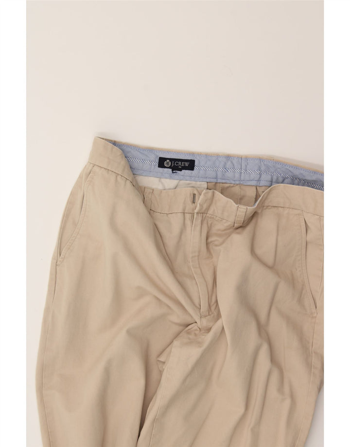 J. CREW Mens Straight Chino Trousers W34 L28  Beige Cotton Vintage J. Crew and Second-Hand J. Crew from Messina Hembry 