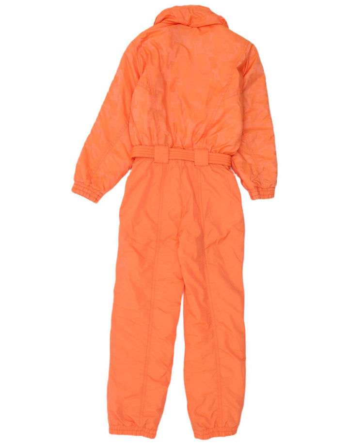 Macacão de esqui feminino Fila com capuz UK 12 médio laranja