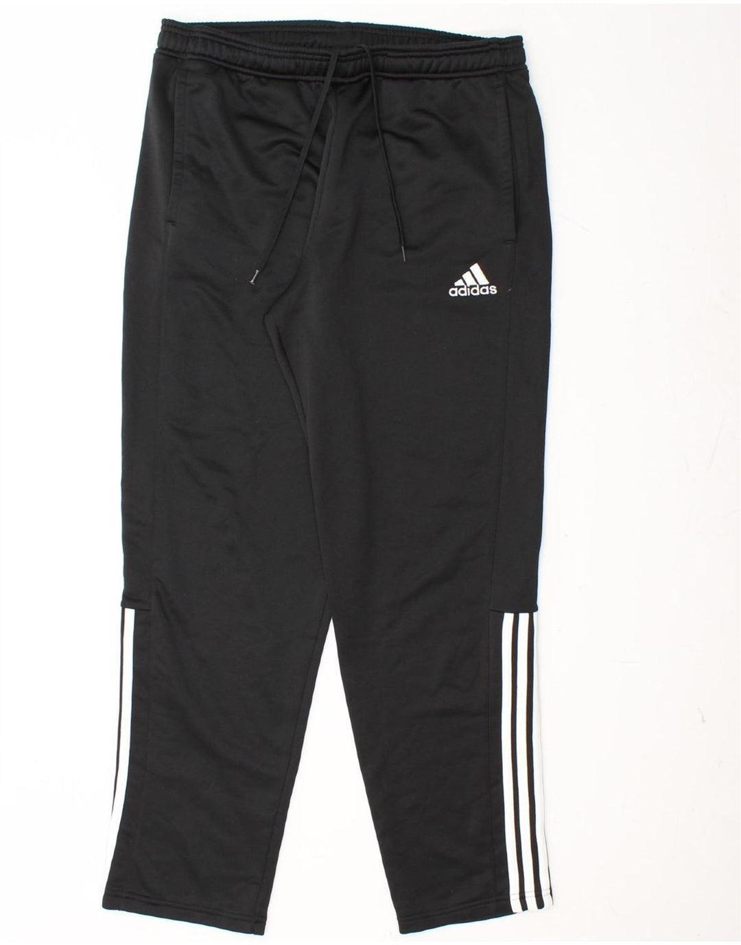 Calça de treino masculina ADIDAS grande poliéster preto