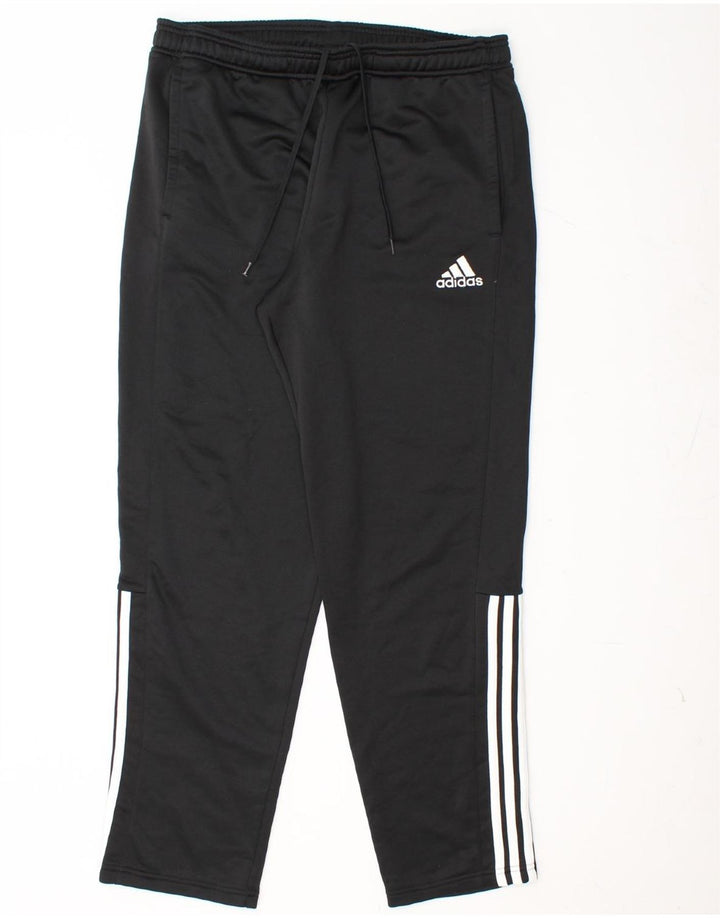 Calça de treino masculina ADIDAS grande poliéster preto