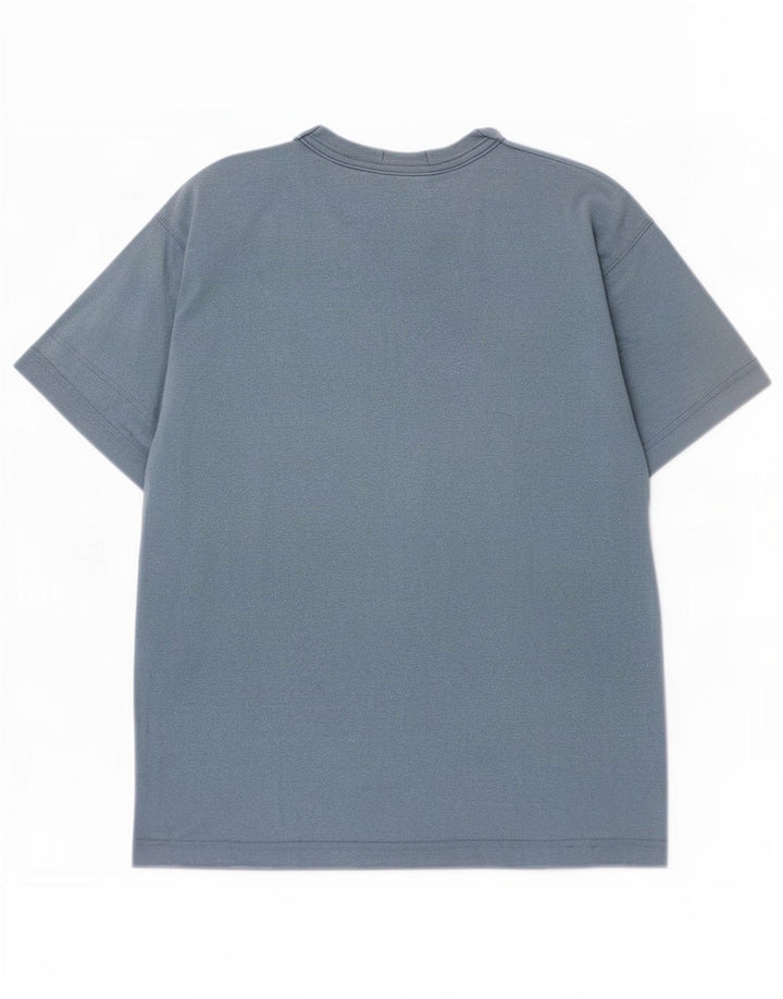 Replay camiseta gráfica masculina top azul médio