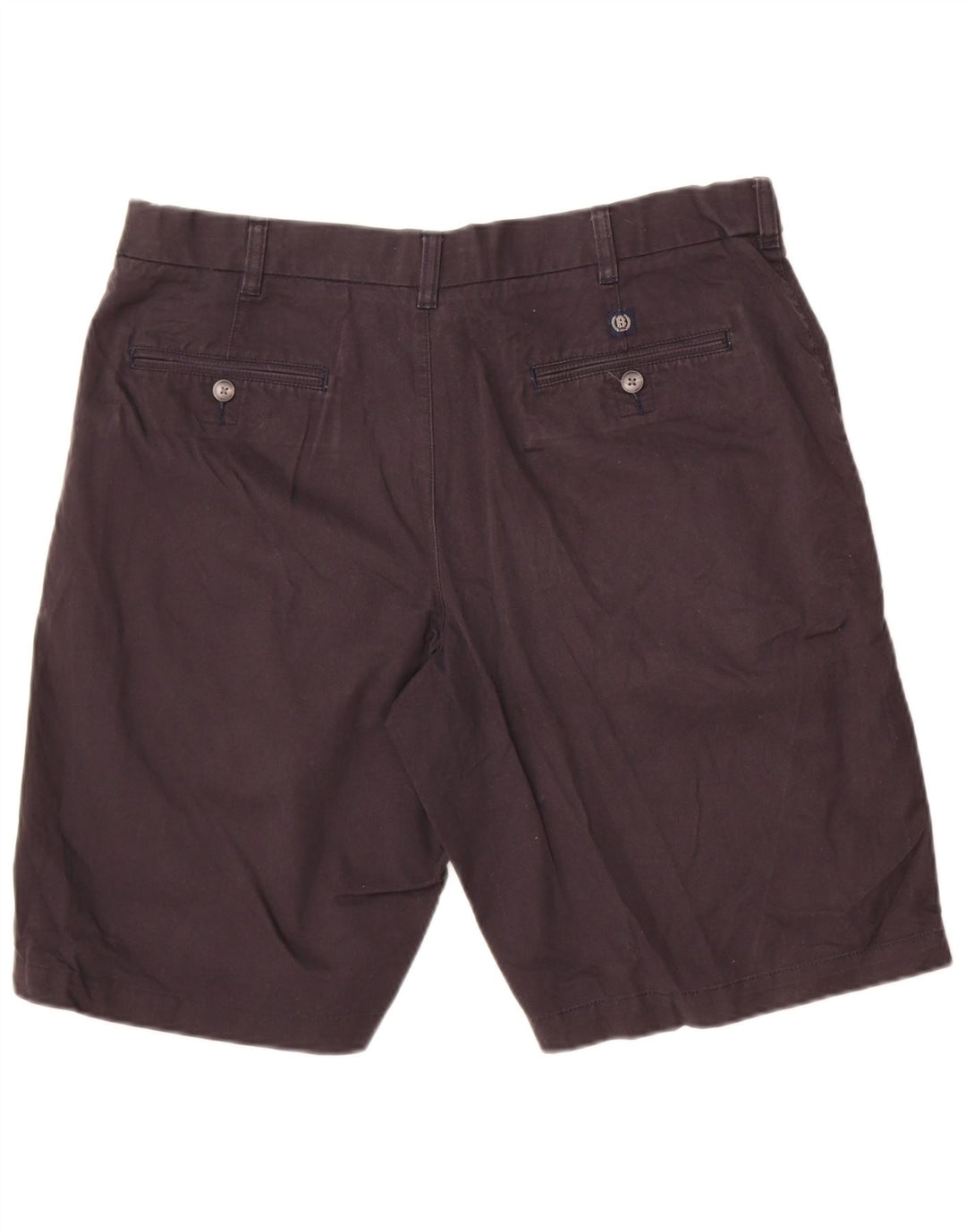 Shorts masculino Marks & Spencer Blue Harbor Chino W36 grande algodão azul marinho