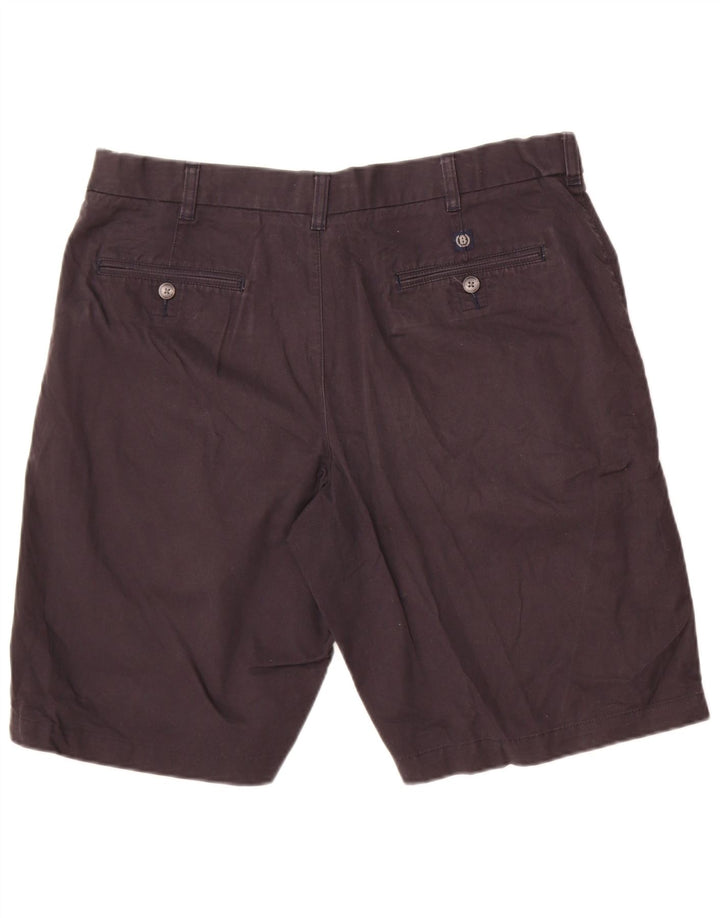 Shorts masculino Marks & Spencer Blue Harbor Chino W36 grande algodão azul marinho