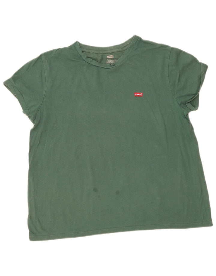 Camiseta feminina Levi's UK 16 grande verde