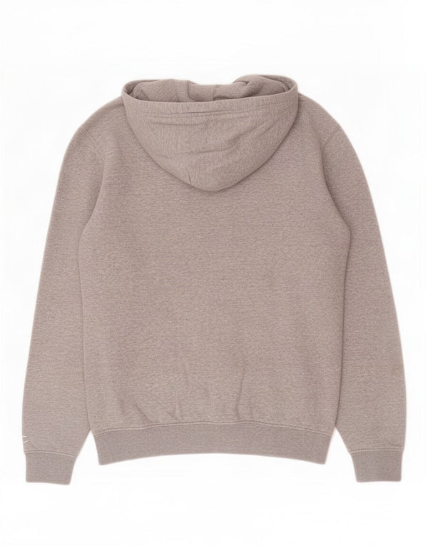 Jumper com capuz gráfico masculino Champion XS algodão manchado cinza